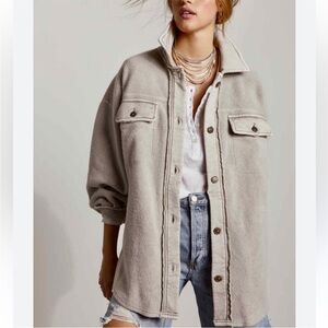 Free People Ruby Jacket - Stone